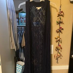 COPY - Ariat Long Sleeveless Kimono/Vest